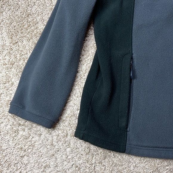 EUC Men’s The North Face Black/Gray Full Zip Two Tone Fleece Jacket Size XXL - Picture 3 of 10